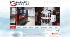 Desktop Screenshot of garantihidrolik.com